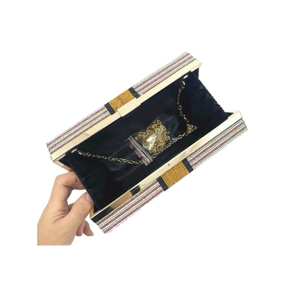 💰 New Rhinestone Dollar Evening Bag - Picture 3 of 3